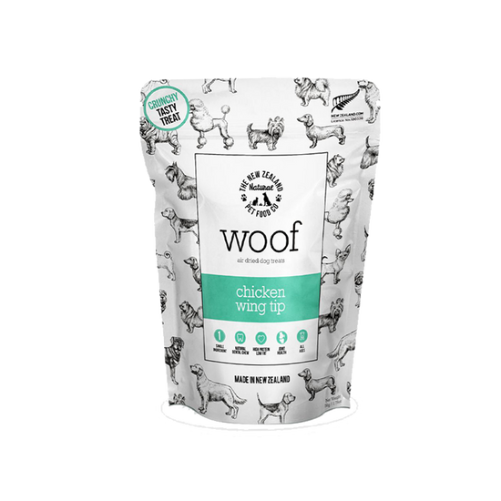 NZ Natural Pet Food Co - Air Dried- Treats - Woof -  Chicken Wing Tip 50g - pets canada