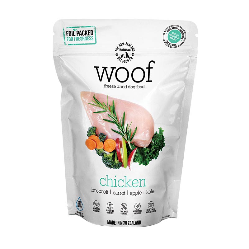 NZ Natural Pet Food Co - Freeze Dried - Food - Woof - Chicken - pets canada