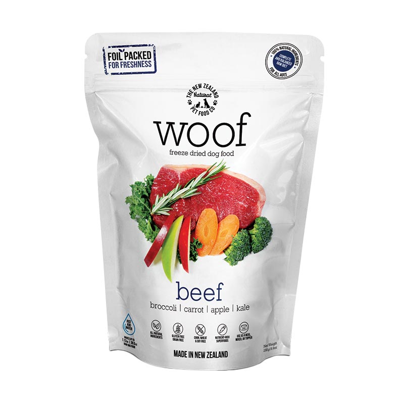 NZ Natural Pet Food Co - Freeze Dried - Food - Woof - Beef - pets canada
